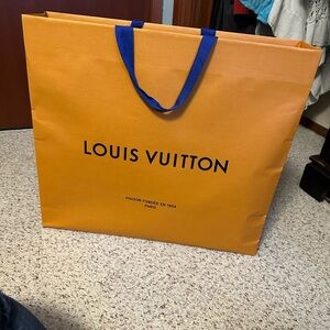Authentic Louis Vuitton shopping bag. Size large.